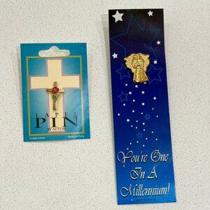 Two Religious Lapel Pins